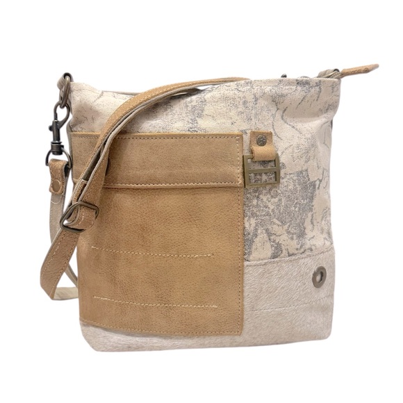 Myra Bag Handbags - Myra Crossbody Babble‎ crossbody purse leather fur bag